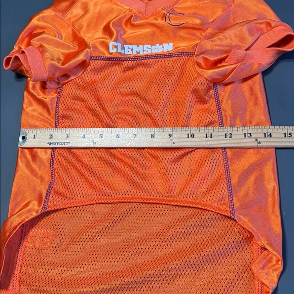 💜3/$15 Pets First Clemson Tigers Orange Dog Jersey - Picture 6 of 8